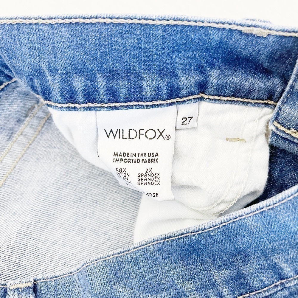Wildfox Helena High-Rise Cutoff Helena Wash SZ27 - Picture 4 of 6